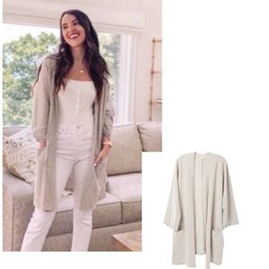 ⭐️ DONNI. Ribbed Sweater Coat